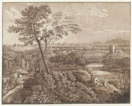 Italian landscape near Rome