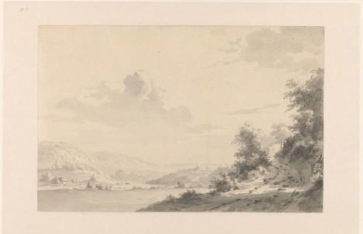 River landscape near Mühlheim on the Ruhr