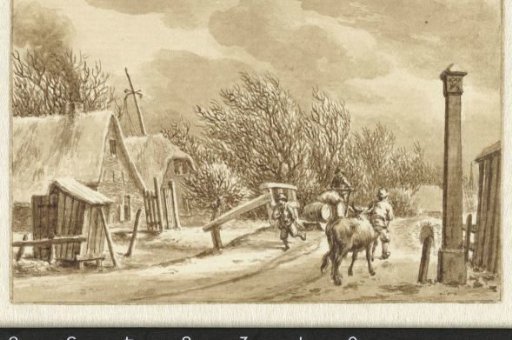 Landscape with a rising storm