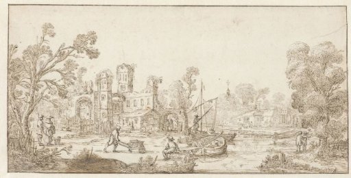 Landscape with a ruin