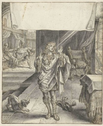 Frontispiece Design for Jacob Cats, Self-Struggle