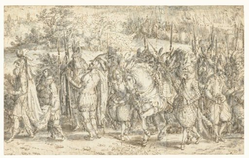 Quintus Fabius Maximus Meeting his Son on Foot