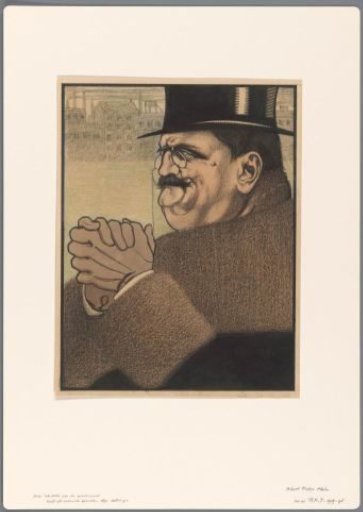 Design for a political cartoon: the capitalist