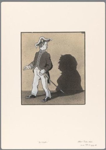 Design for a political cartoon: the Shadow