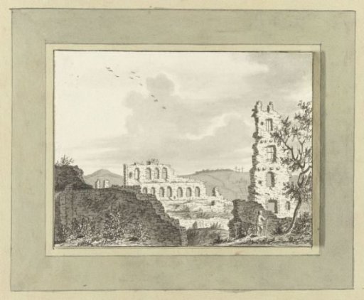 Ruin of Carlburg near Carlstadt