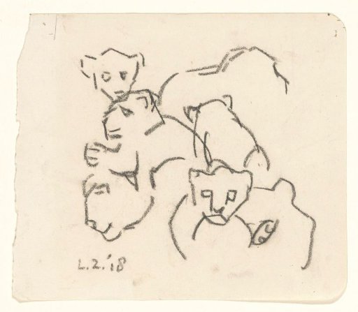 Sketches of a Lion Cub