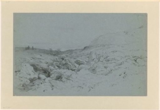 Hilly landscape with a brook, near Bergen in Norway