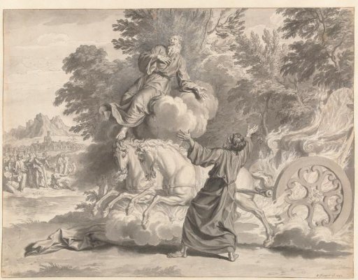 Elijah ascends to heaven