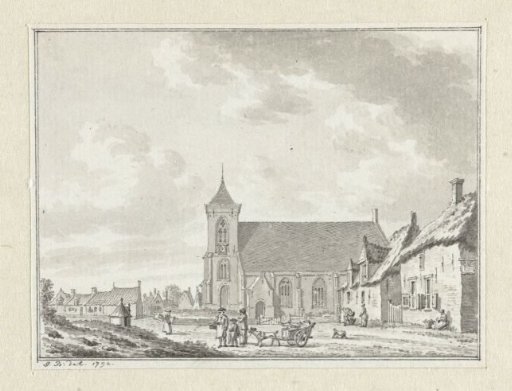 View of the Church of Zoutelande