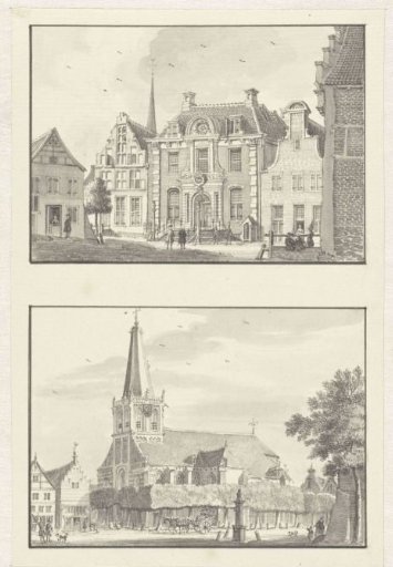 Town Hall and Church in Doetinchem