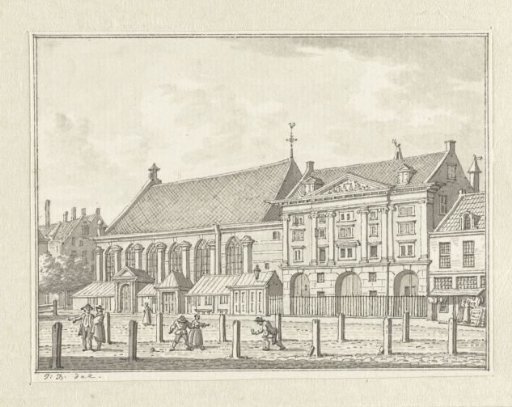 The Prince's Church and Butter Hall in Rotterdam