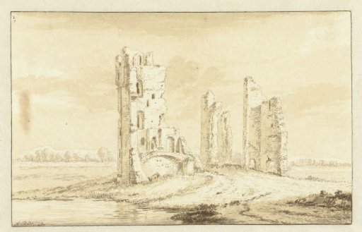 Ruin of the house at Kleef near Haarlem