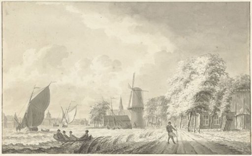 On the Spaarne at Haarlem