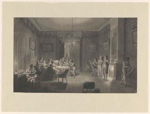 Interior with company