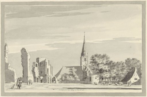 The Ruins of the Abbey of Rijnsburg