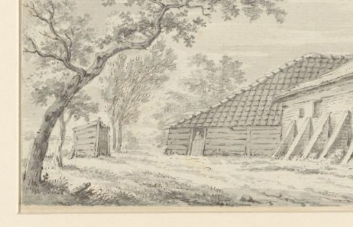 Farmhouse with barn