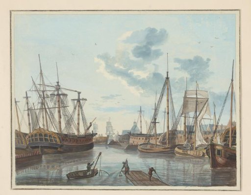 View of the Shipyard of the Admiralty of Amsterdam