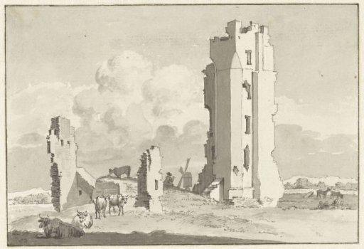 Ruin of the House at Kleef near Haarlem