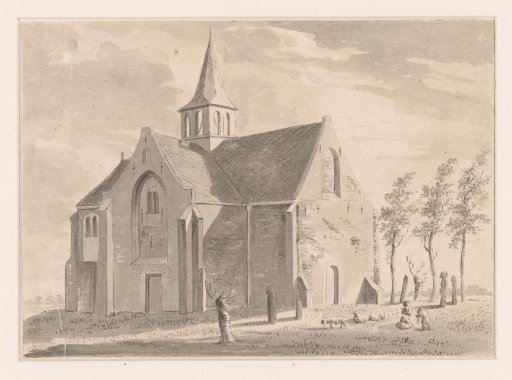 View of the church in Sint Pancras