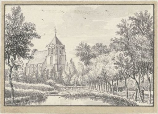 View of the Church of Leerbroek