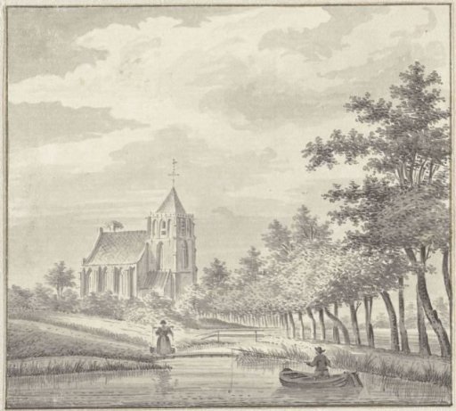 View of the Church of Leerbroek