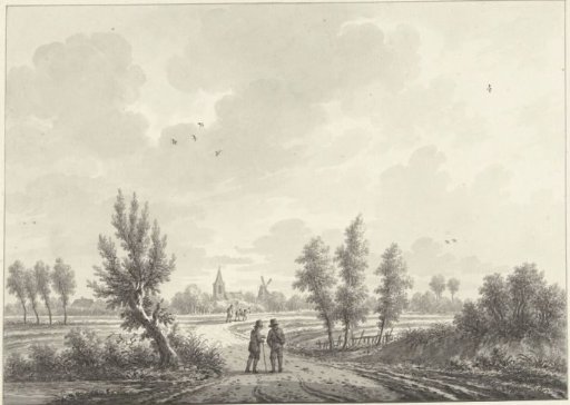 The village of Huissen (?) in Gelderland