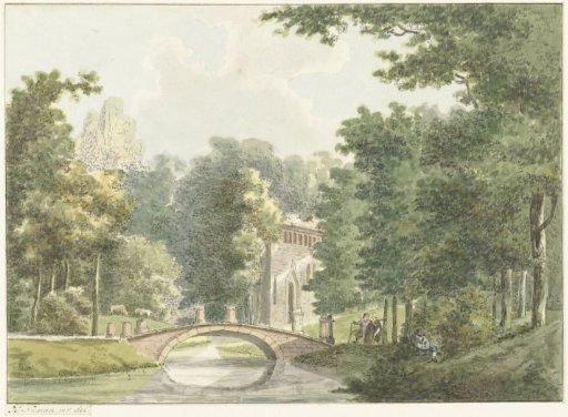 The Velzerbeek estate near Velsen