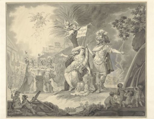 Emblematic Print on the Peace of 1802