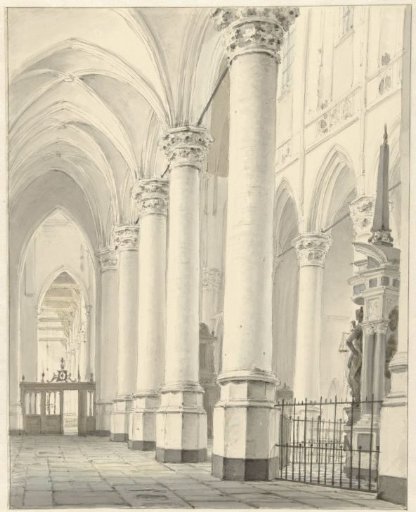View inside the Nieuwe Kerk in Delft