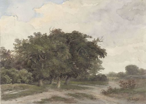 Landscape with trees