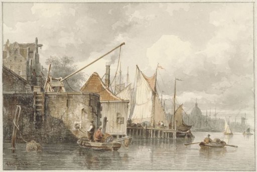 Boats at a quay