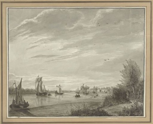 View of the Rhine at Arnhem