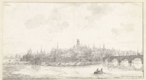 View of the town of Nevers