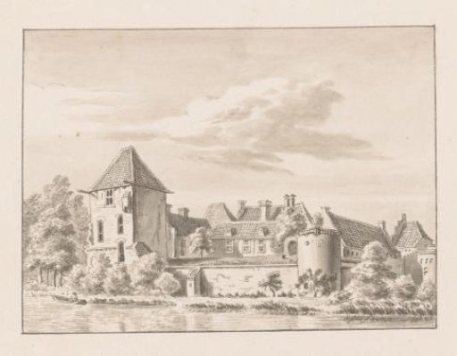 View of IJsselstein Castle in IJsselstein