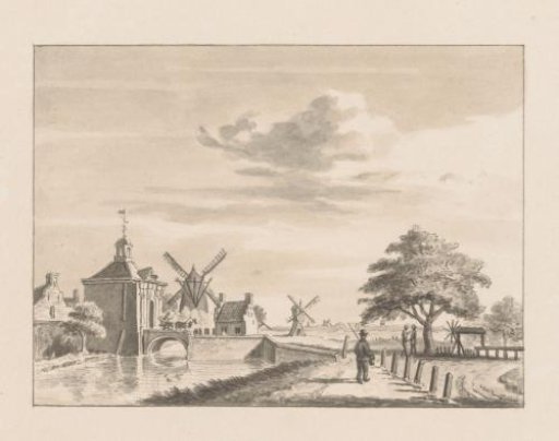 View of the Benschopperpoort in IJsselstein