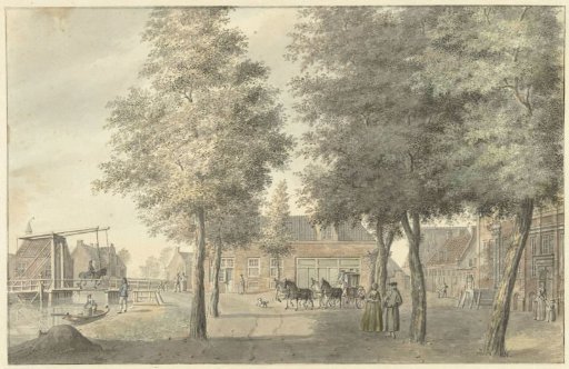 Square in the village of Zuilen