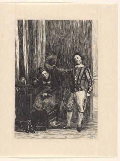 Man with a hat at a shoemaker's