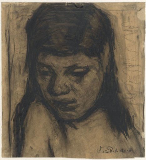 Head of a girl