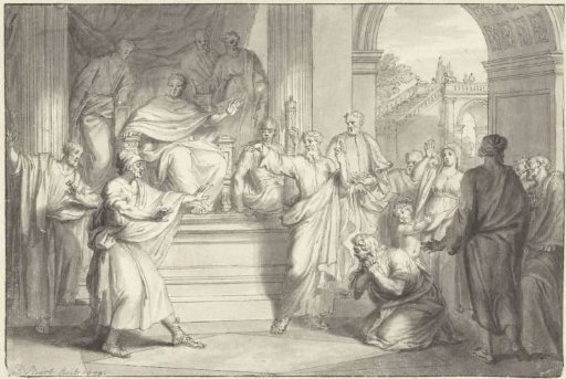 Paul strikes the sorcerer Elymas with blindness