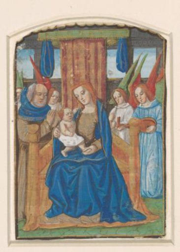 Miniature from a Book of Hours: The Descent of the Holy Spirit