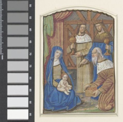 Miniature from a Book of Hours: The Adoration of the Magi