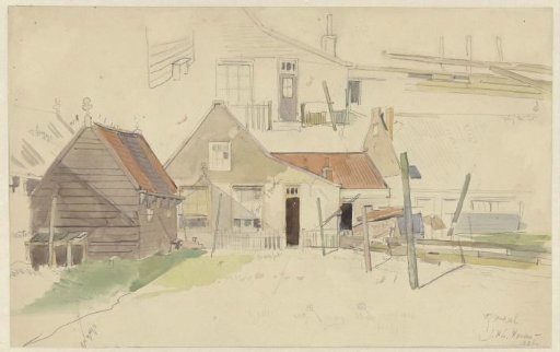 Studies of houses in the Vinkenbuurt, Amsterdam