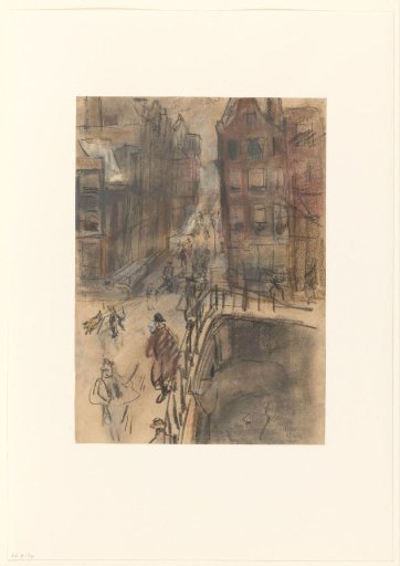 Bridge over the Singel near the Oud Spiegelstraat in Amsterdam