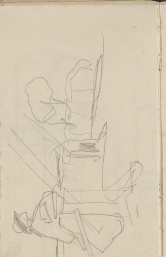 Woman, possibly on a bridge