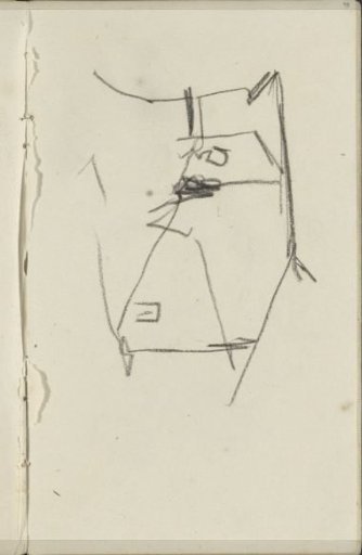 Figures near a building, possibly in a courtyard