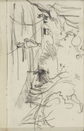 Figures on a road