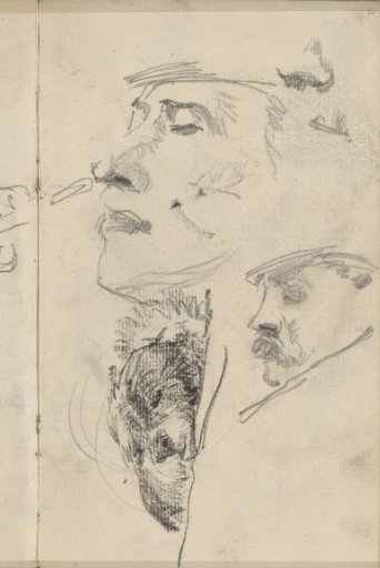 Heads and a sleeping dog