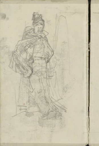 Man Leaning Against a Wall