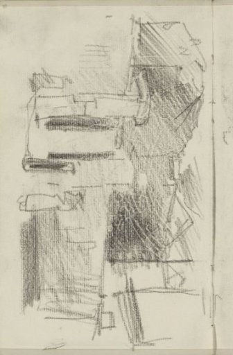 Woman before a gate