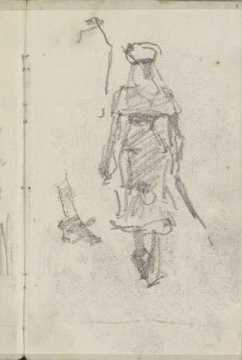 Walking Woman, Seen from Behind